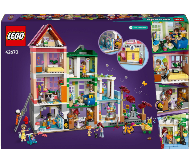 LEGO Friends 42670 Mieszkania i sklepy w mieście Heartlake - 1284222 - zdjęcie 3